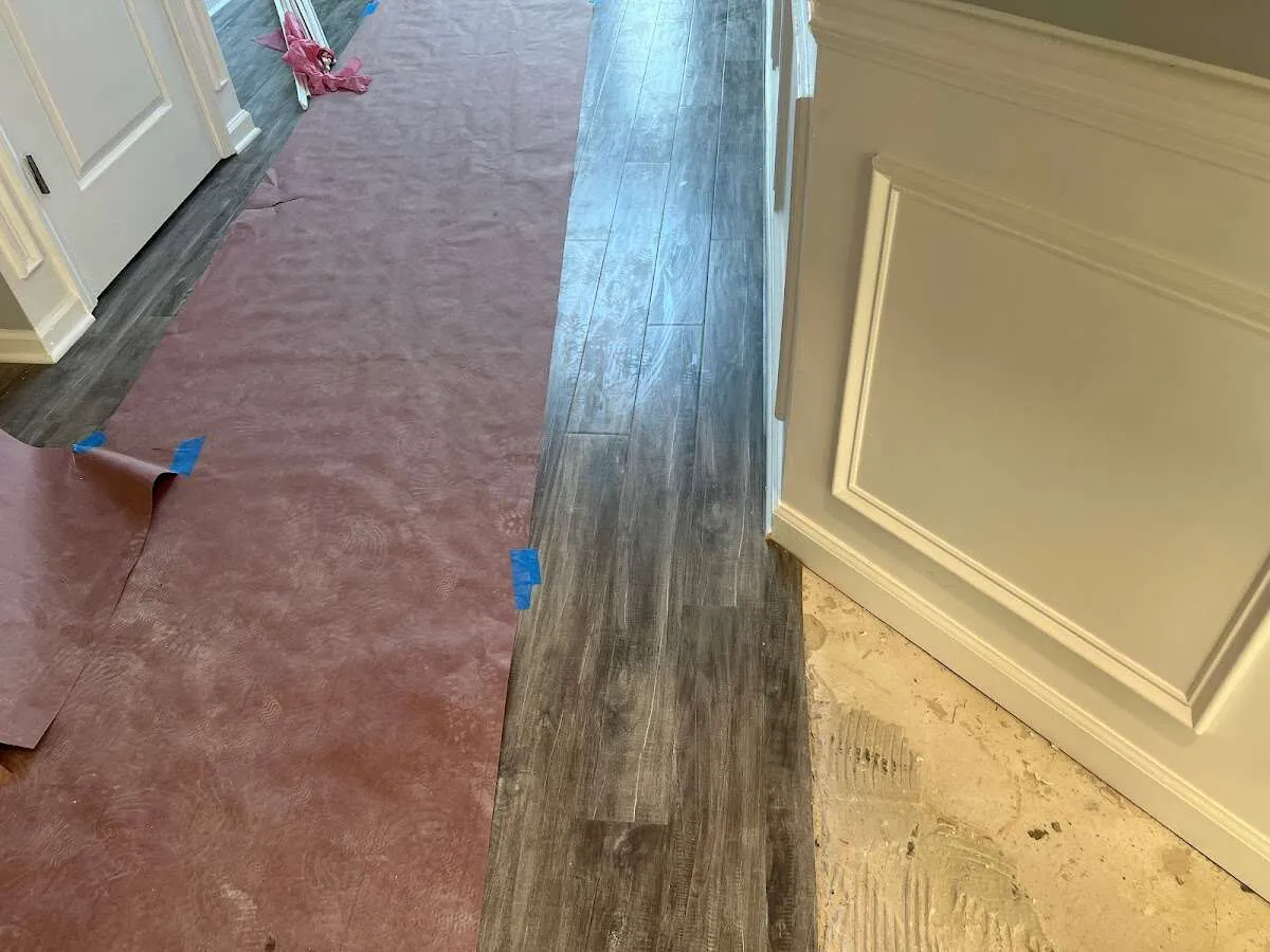 Completed marble shower restoration in Westport